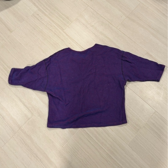 Purple and Red women’s oversized  top size medium - Picture 4 of 5